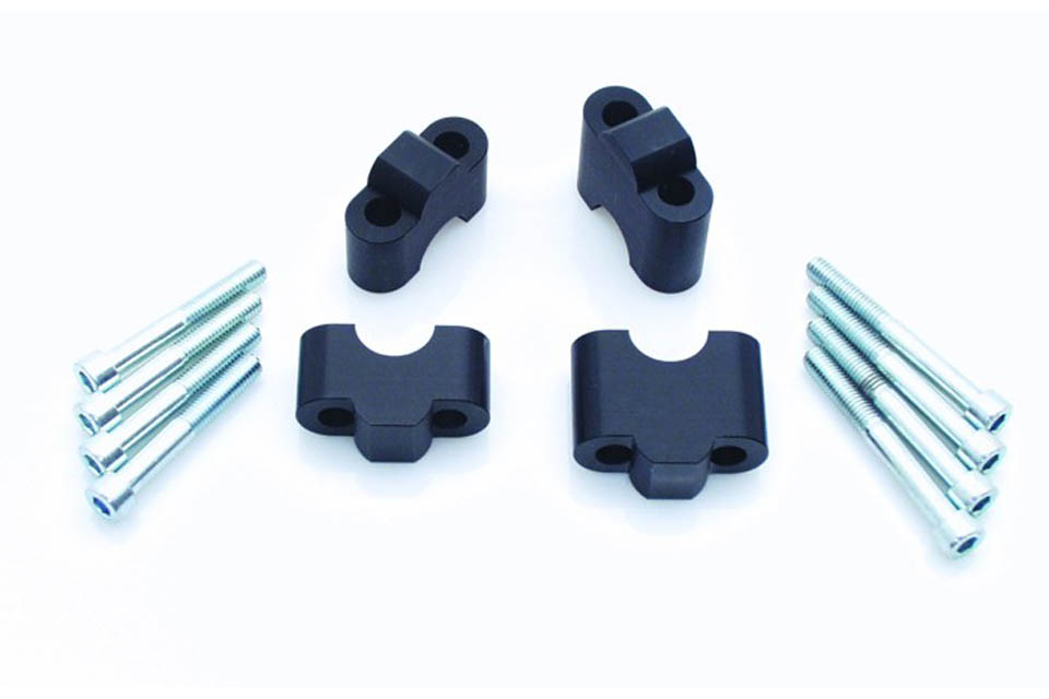 Black 25mm Risers