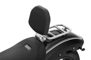 Wunderlich R18 Wunderlich Rider Foldable Backrest, Chrome/Black
