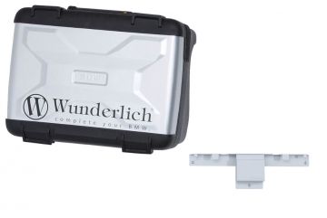 Wunderlich luggage wall bracket system original vario case - silver