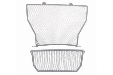 Radiator and Oil Cooler Guard Set, Silver