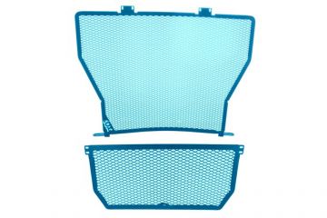 Radiator and Oil Cooler Guard Set, Blue