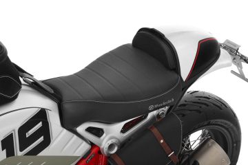 Wunderlich Rider Solo Seat  AKTIVKOMFORT in combination with Original Hump, Black