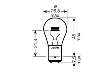 Bulb 12V21/5W Dual Filament