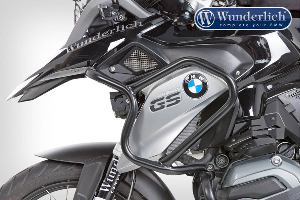 BMW R1200 GS Stainless Upper Bars, Black