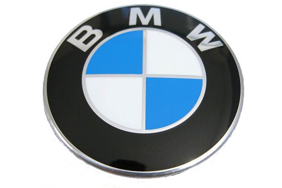 Motorcycle BMW Helmet Emblem 44mm