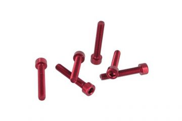 Anodized Fuel Filler Bolts, Red