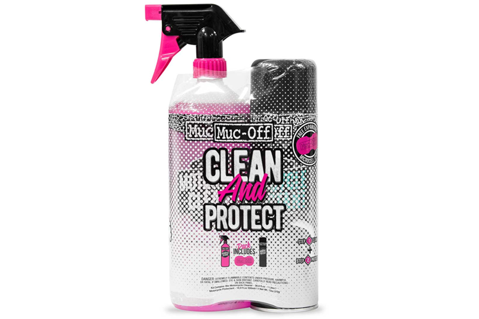 Muc off Protector.Cleaner.Sponge And Brush Black